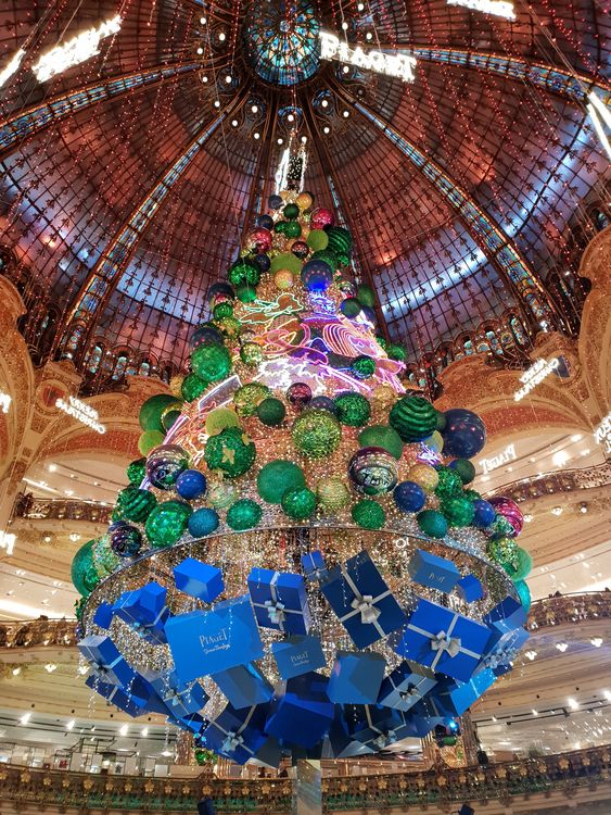 Décorations de Noël des Grands Magasins - Paris