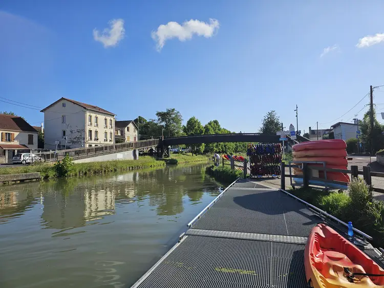 Kayak sur le canal de l'Ourcq