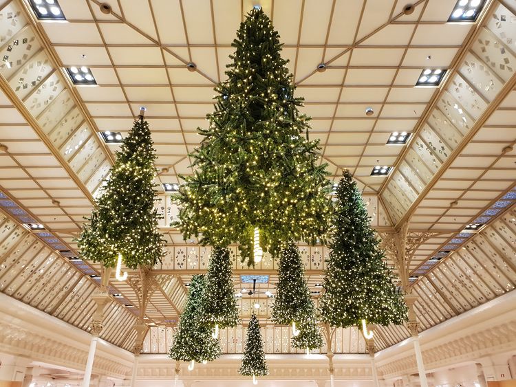Décorations de Noël des Grands Magasins - Paris